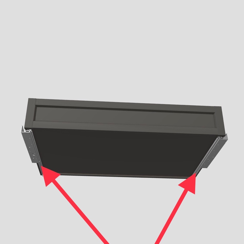 Ikea komplement 1 Pair Undermount SoftClose Drawer 130781 130782 Slide rails NEW